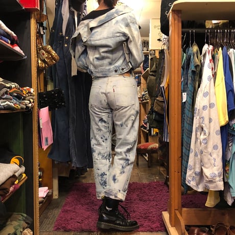 [USED]80's Levi's ブリーチデニム Lady's size