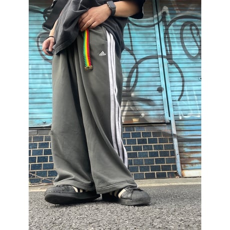 [USED] '08 adidas トラック パンツ GREY 40×25inch