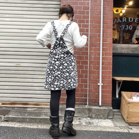 [USED]  花柄サロペットカート🌼