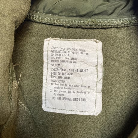 [USED] US ARMY ウールシャツJKT