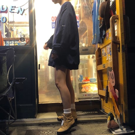 [USED] NIKE VネックプルオーバーSWEAT！