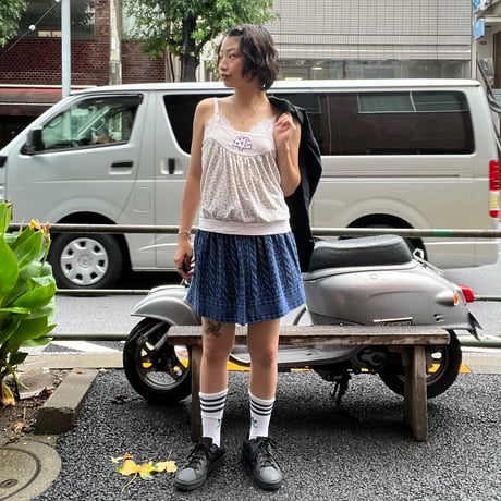 [USED]花柄cottonキャミTop