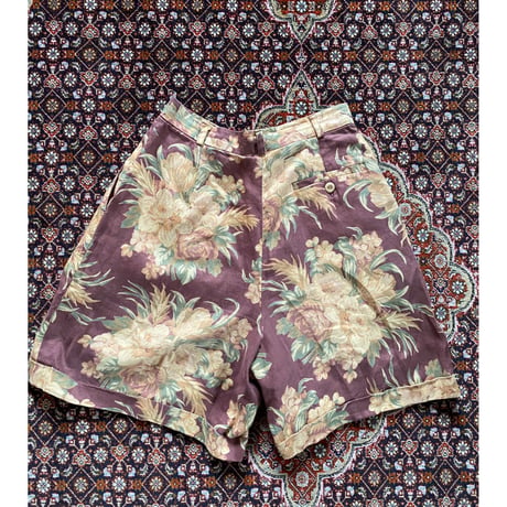 [USED] Lauren  花柄LINEN Shorts