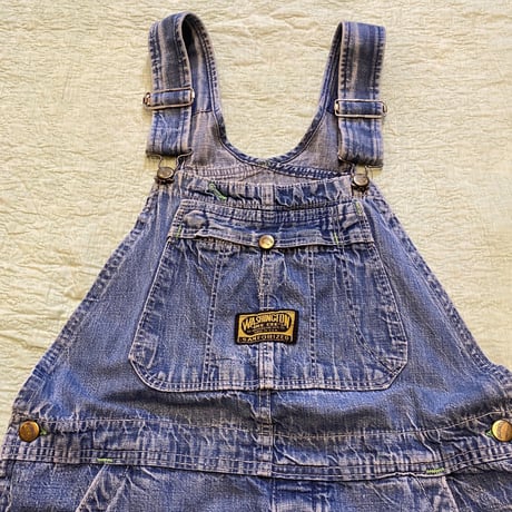 [USED]  60's "WASHINGTON DEE-CEE" DENIM OVER ALL