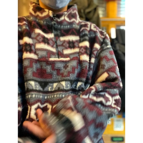 [USED] 柄フリース P/O JKT