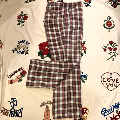 [USED] FARAH チェック柄 イージーパンツ