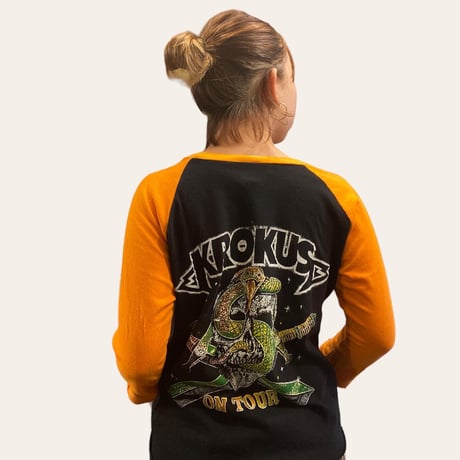 [USED] KROKUS ラグランtee