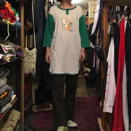 [USED] OLD baseball Tee♡ロングワンピ