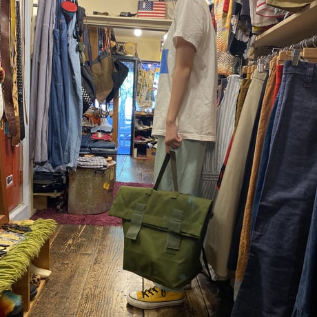 [DEADSTOCK] デンマーク MILITARY BAG リュック&メッセンジャー