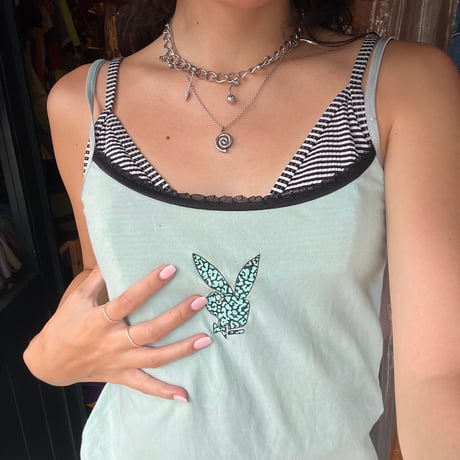 [USED] "PLAYBOY" コットンキャミソール