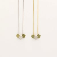 [Aquvii] ⚪︎△◻︎ shapes necklace