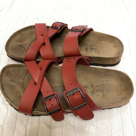[USED] BIRKEN STOCK SANDAL "Birki's" RED