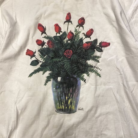 [USED] GOOD PRINT 薔薇Tee