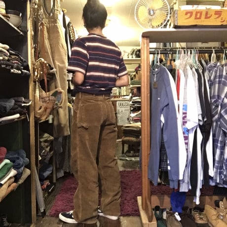 [USED]  パイル素材のボーダーTee