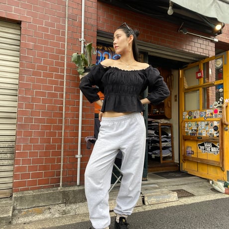 [USED] cotton オフショル TOPS made in u.s.a 🖤