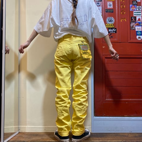 [DEADSTOCK] 70's Wrangler カラーDENIM  YELLOW