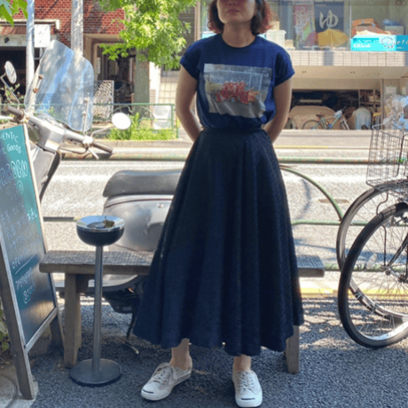 [USED] BLACK サーキュラースカート