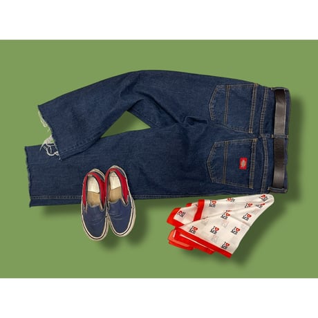 [USED] Dickies DENIM  W30 cutoff
