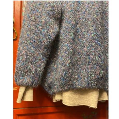 [USED] キラキラブルーニット