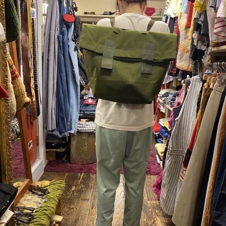 [DEADSTOCK] デンマーク MILITARY BAG リュック&メッセンジャー