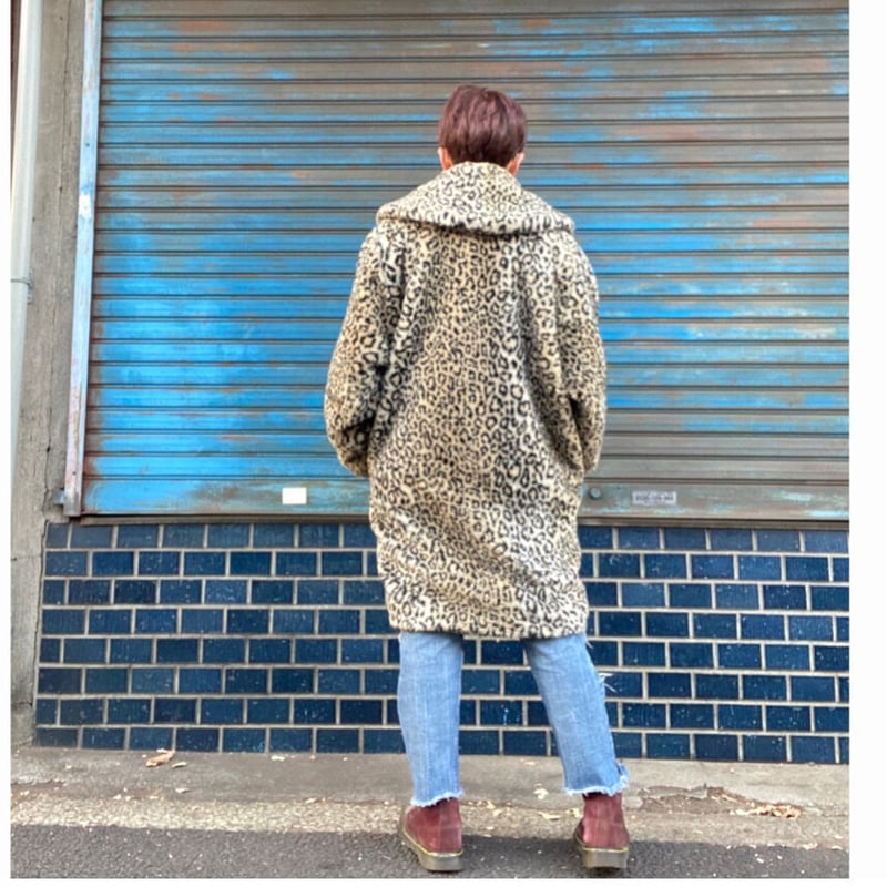 USED] レオパード フェイクファーコート | garden730