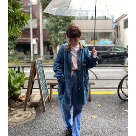[USED] DENIM カバーオール made in QATAR.
