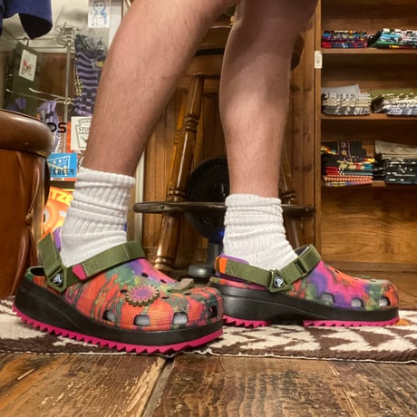 [DEADSTOCK] crocs Classic Hiker Peace Out