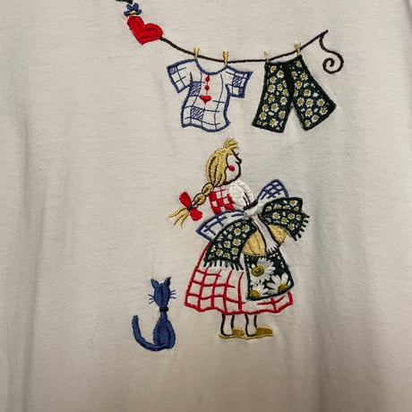 [USED] お洗濯 刺繍 Tee