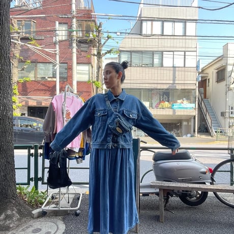 [USED] Denim mini west porch 👖💙