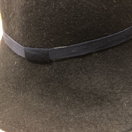 [USED] BLACK つば広HAT♡