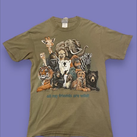 [USED]  90‘s Animalプリントtee 🐻
