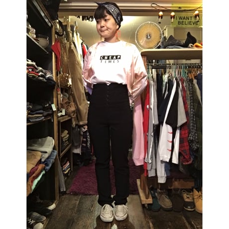 [USED] ジャージ素材ハイウェストパンツ