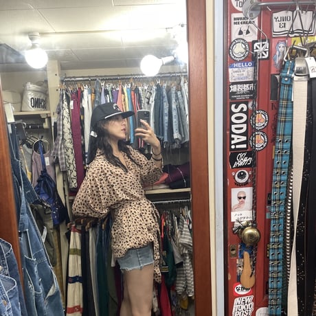 [USED]see by chloe レオパード シャツ ワンピース♡