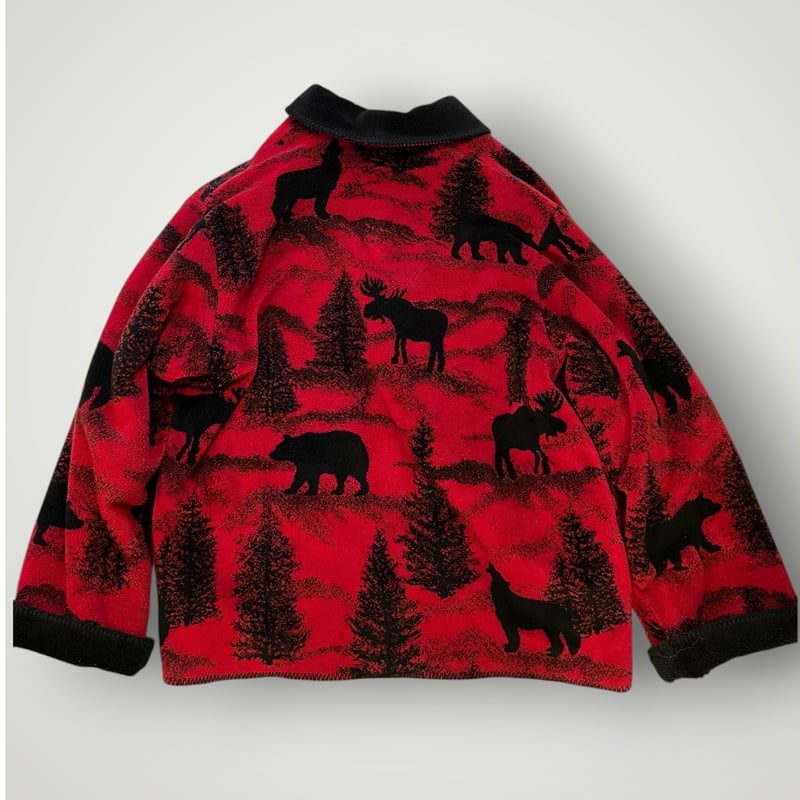 USED] フリースリバーシブルコート♥️🖤 | garden730