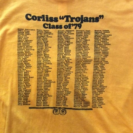 [USED] Corliss "Trojans"class of '79 Tシャツ