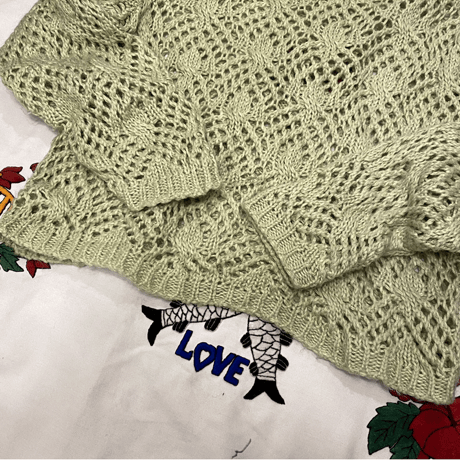 [USED] GOOD color♡かぎ編み KNIT