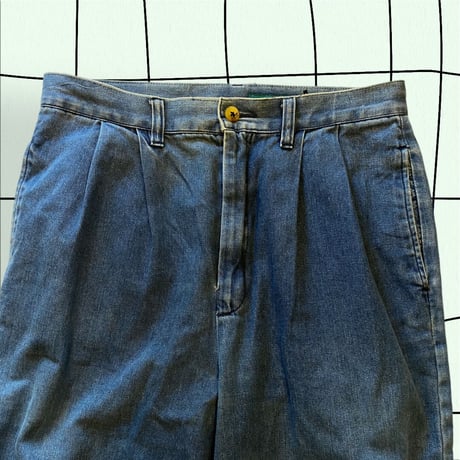 [USED] HANGTEN👣タック DENIM パンツ