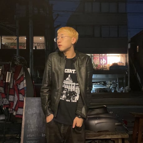 [USED] リメイクカラー　シングルライダース JKT!