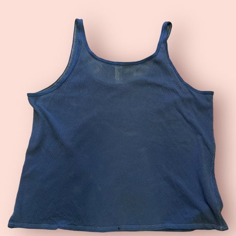 [USED] Euro COTTON メッシュタンク BLUE