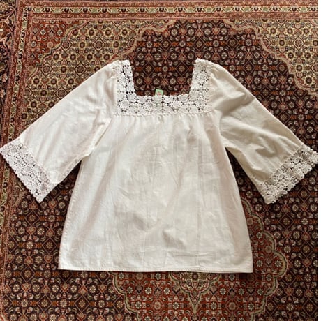 [USED] WHITE cottonチュニック