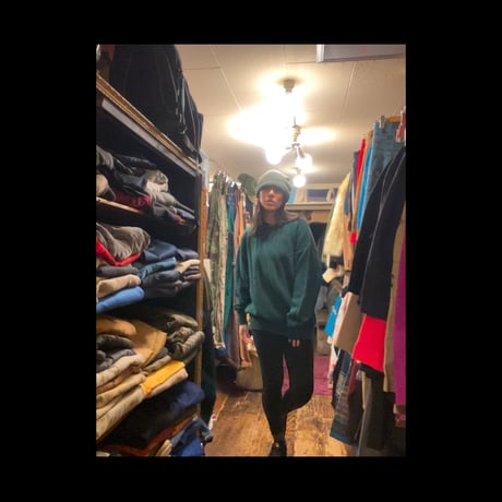 [USED] Green Hand Framed Knit 💚