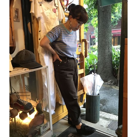 [USED]  Euro ボーダーチビ Tee