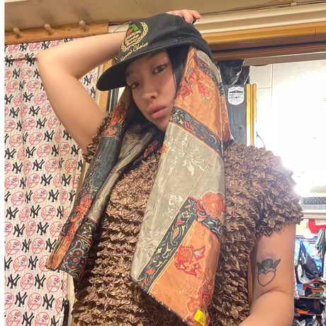 [USED] 艶々総柄スカーフ