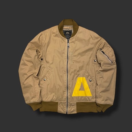 [QP ○△ ⇄ garden] 002 MA-1 BEIGE