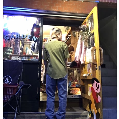 [USED] vintage ノーカラー  BOY SCOUTS シャツ