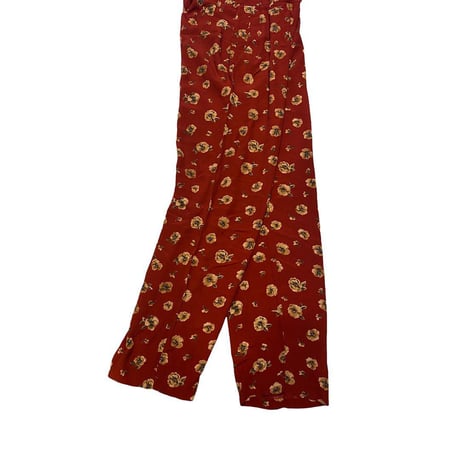 [USED] 花柄レーヨンPANTS