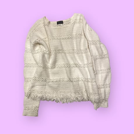 [USED]クロシェットトップス🤍