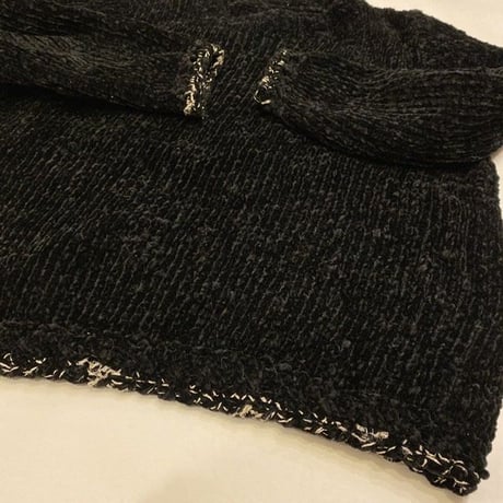 [USED]HAND MADE モールヤーン ニット   
