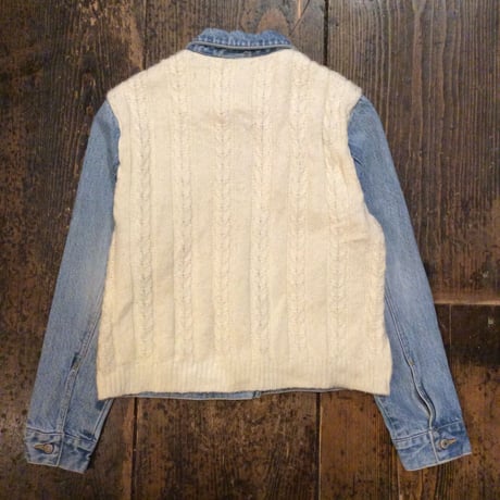 [USED]KNIT×DENIM ジャケット