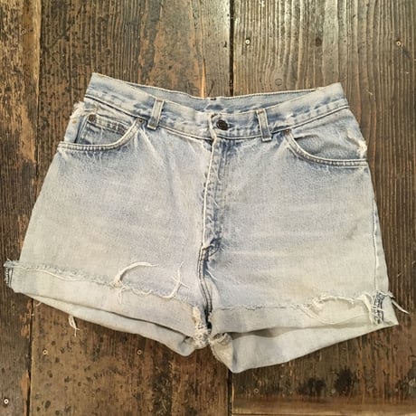 [USED] 80's Levis CUTOFF DENIM /W31